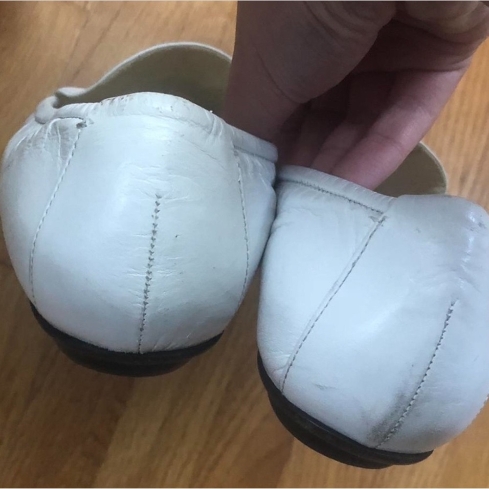 PRADA white genuine leather loafers - Picture 2 of 3